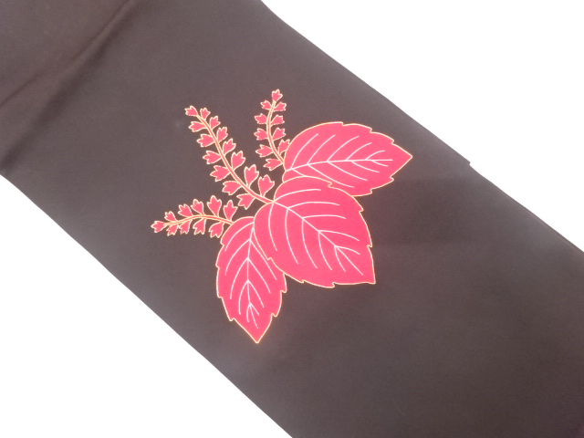 JAPANESE NAGOYA OBI / EMBROIDERY / SHIOZE / PAULOWNIA